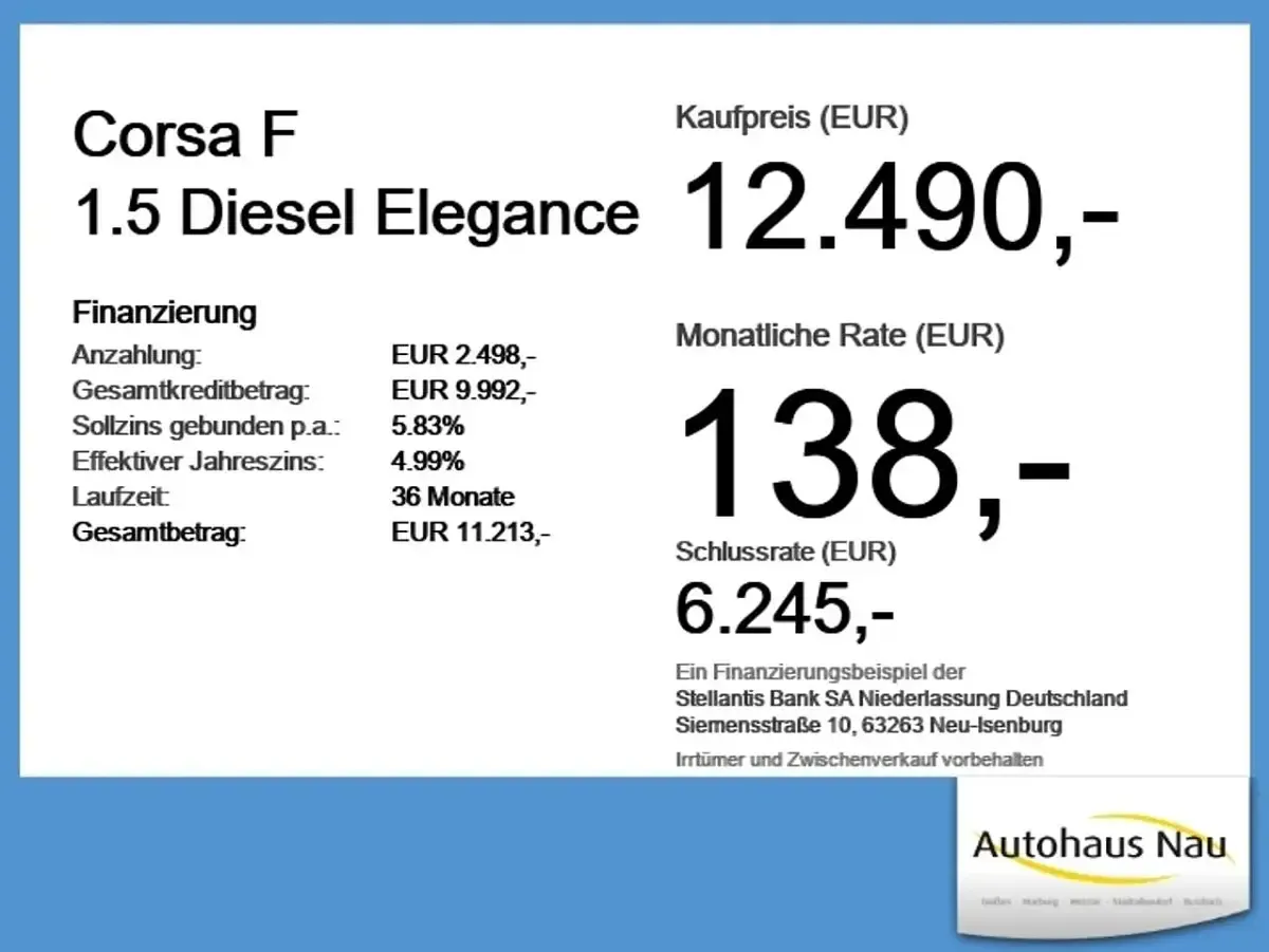 Gebraucht Opel Corsa Elegance 102 PS (75 kW) 2023 Jade weiss/arktis weiss Kleinwagen