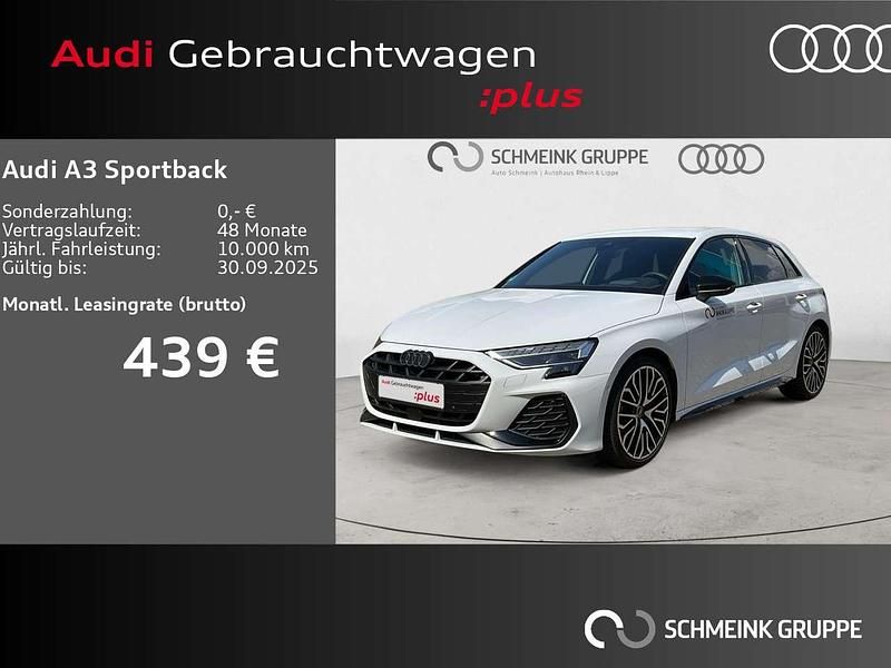 Gletscherweiß metallic Gebraucht 2024 Audi A3 S-Line Limousine | 41.260 € (Fairer Preis) - Bild 1/4