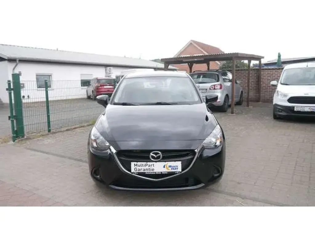 Gebraucht Mazda 2 Prime-Line 75 PS (55 kW) 2016 Onyxschwarz (metallic) Kleinwagen