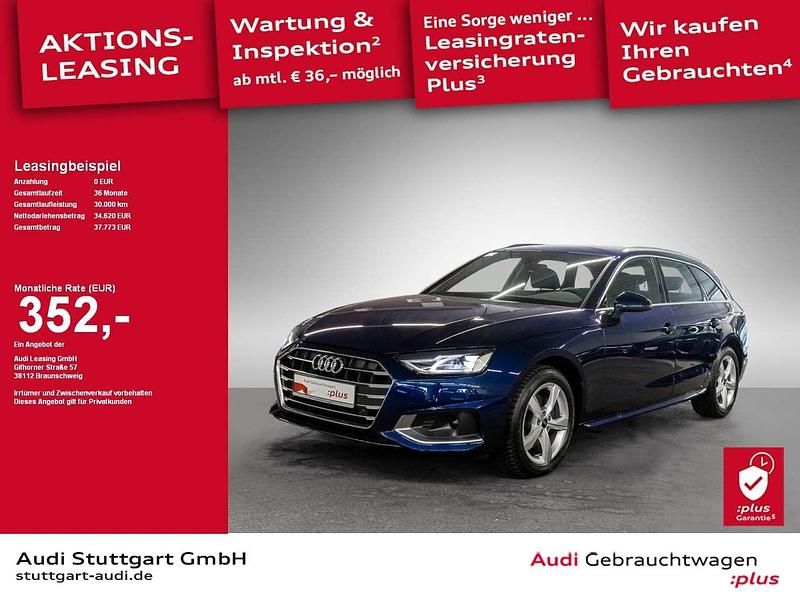 Navarrablau metallic Gebraucht 2024 Audi A4 Advanced Plus Kombi | 40.750 € - Bild 1/4
