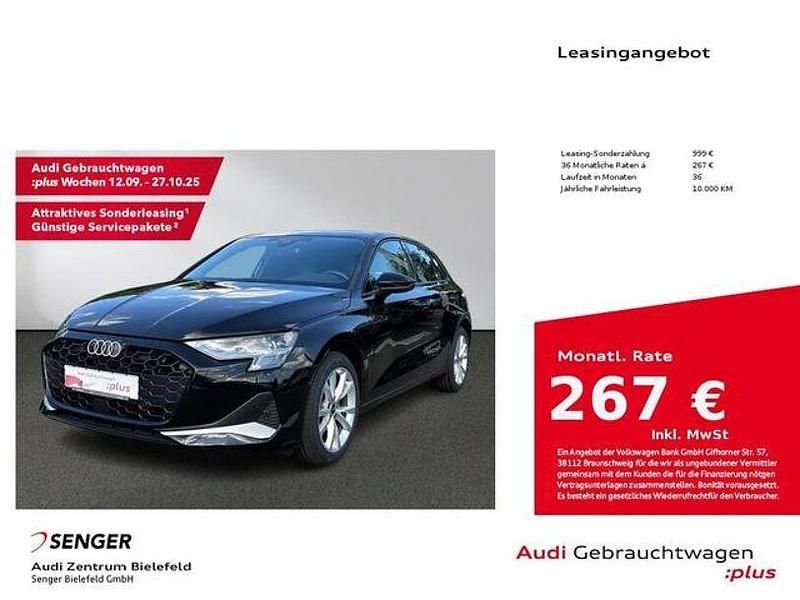 Mythosschwarz Gebraucht 2024 Audi A3 Advanced Plus Limousine | 32.880 € (Fairer Preis) - Bild 1/2