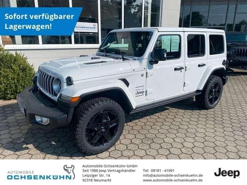 Brightwhite Neu 2024 Jeep Wrangler Sahara SUV | 64.890 € (Etwas zu teuer) - Bild 1/4