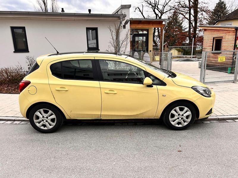 Gebraucht Opel Corsa 101 PS (74 kW) 2015 Gelb Kleinwagen