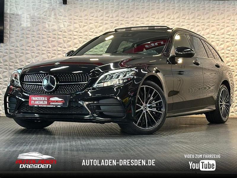 Schwarz Gebraucht 2019 Mercedes C300 AMG Limousine | 29.499 € (Guter Preis) - Bild 1/4