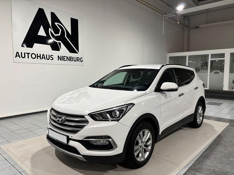 Weiß Gebraucht 2016 Hyundai Santa Fe Style SUV | 16.890 € (Fairer Preis) - Bild 1/4