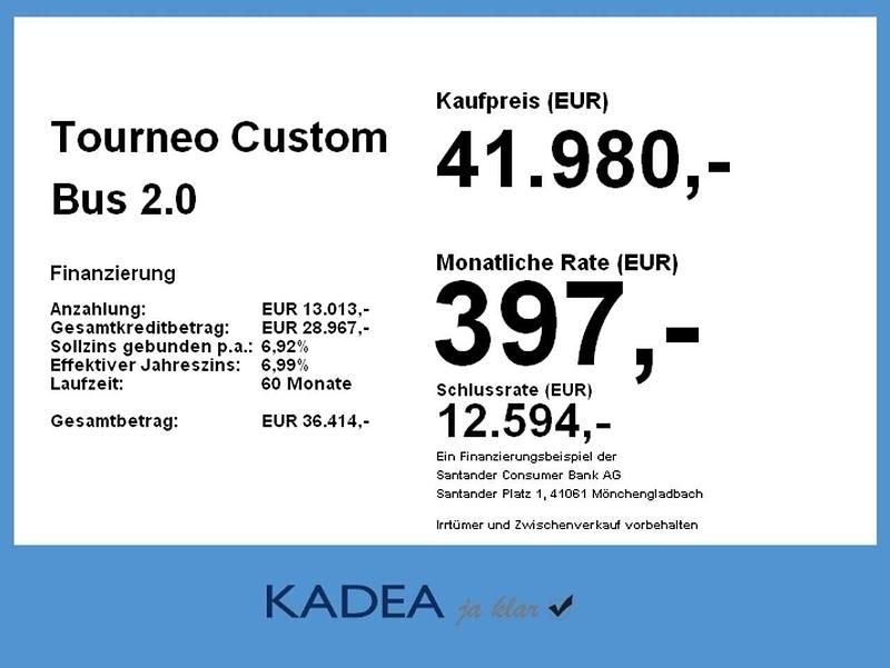 Gebraucht Ford Tourneo Titanium 136 PS (100 kW) 2025 Obsidianschwarz metallic Van / Kleinbus