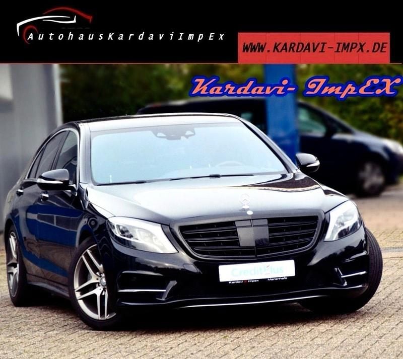 Schwarz Gebraucht 2014 Mercedes S350 AMG line Limousine | 21.500 € - Bild 1/4
