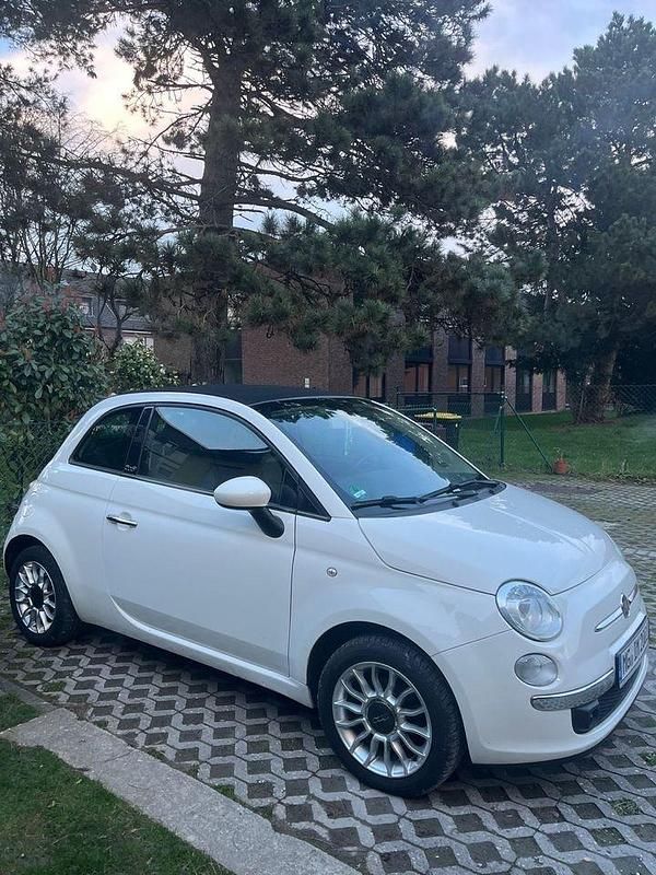 Weiß Gebraucht 2010 Fiat 500 Cabrio | 3.800 € (Fairer Preis) - Bild 1/4