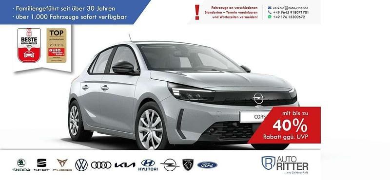 Kristall silber metallic/silbe Gebraucht 2025 Opel Corsa Edition Kleinwagen | 18.190 € (Fairer Preis) - Bild 1/4