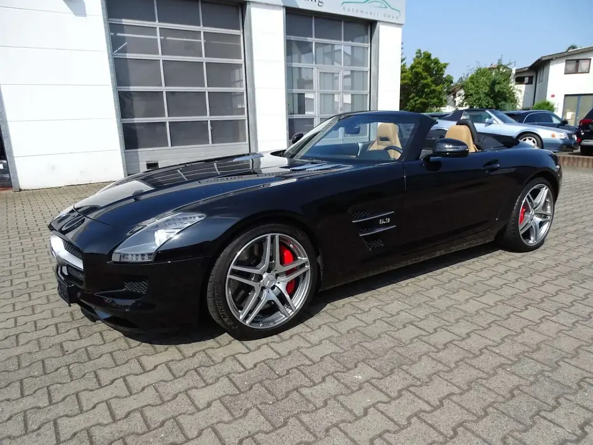 Gebraucht Mercedes SLS AMG AMG 571 PS (419 kW) 2012 Obsidianschwarz  metalliclack Cabrio