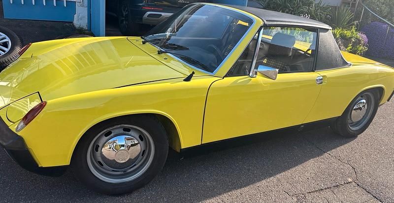 Gelb Gebraucht 1972 Porsche 914 Cabrio | 25.900 € - Bild 1/4