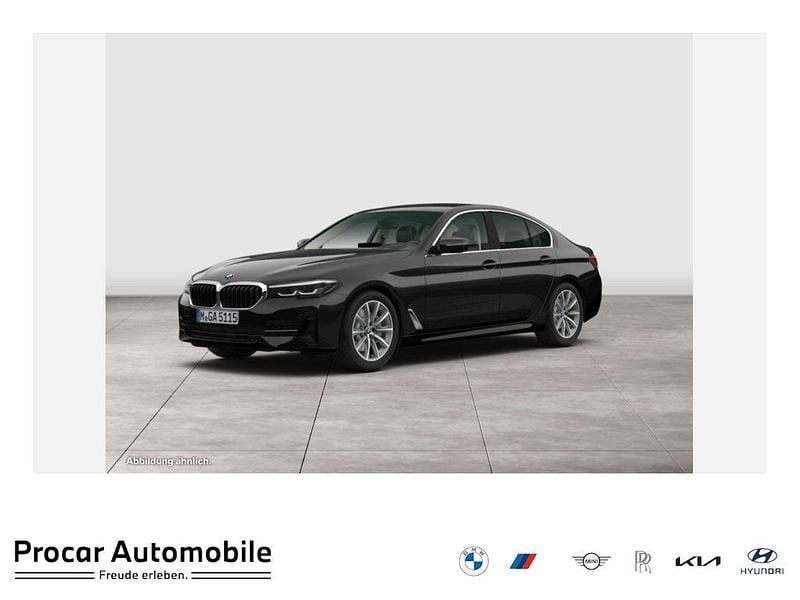 Schwarz Gebraucht 2023 BMW 520 Sport Line Limousine | 38.470 € (Guter Preis) - Bild 1/4