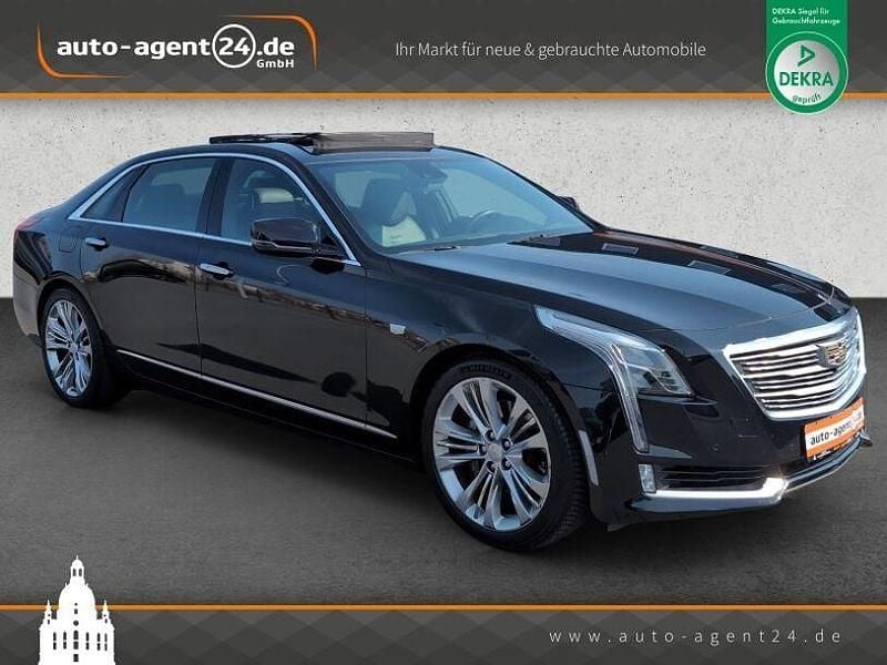 Onyx schwarz metallic Gebraucht 2016 Cadillac CT6 Limousine | 30.990 € - Bild 1/4