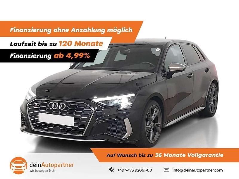 Mythosschwarz Gebraucht 2023 Audi S3 Sportback Comfort Kombi | 36.800 € (Superpreis) - Bild 1/4