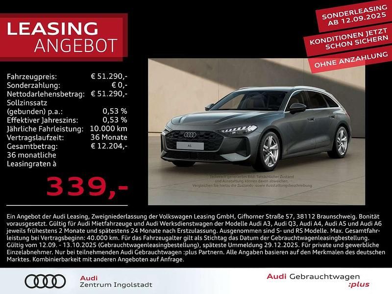 Chronosgrau metallic Gebraucht 2025 Audi A5 Ambiente Coupé | 51.290 € (Superpreis) - Bild 1/3