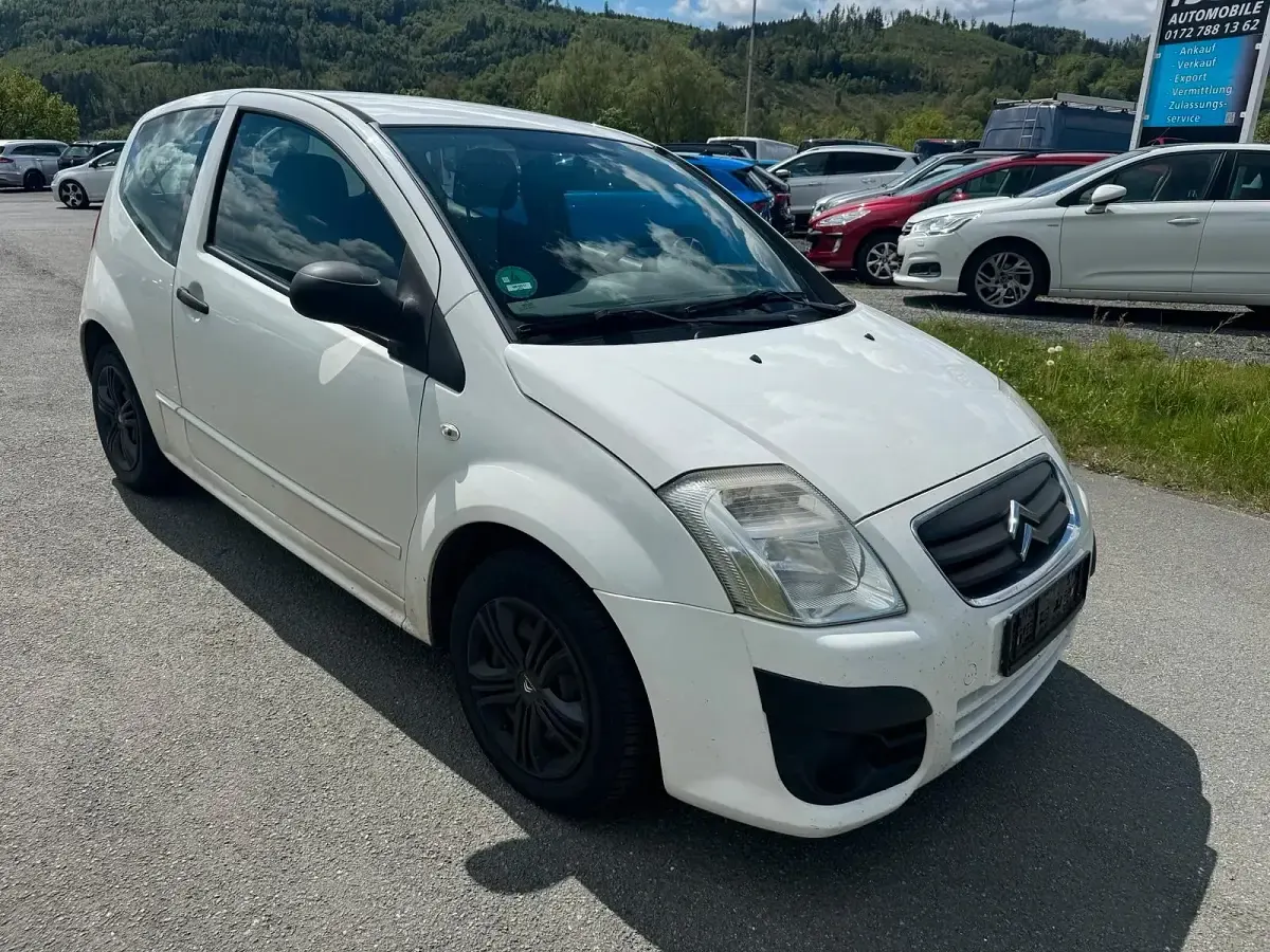 Gebraucht Citroën C2 30 PS (22 kW) 2009 Weiß Kleinwagen