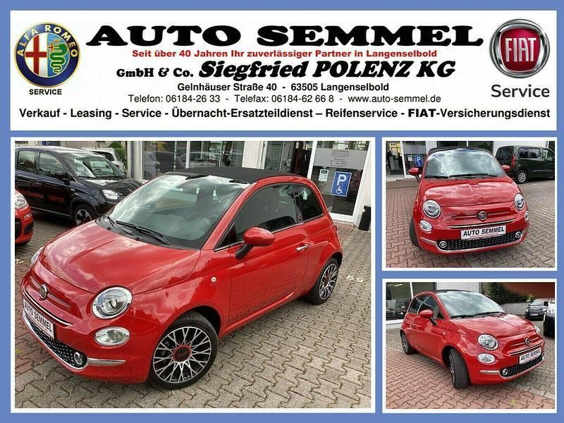 Rot Gebraucht 2024 Fiat 500C Red Cabrio | 15.800 € (Fairer Preis) - Bild 1/4