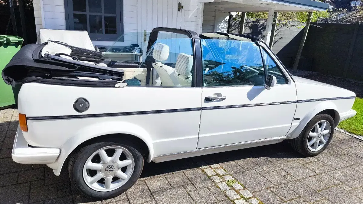 Gebraucht VW Golf Cabriolet 90 PS (66 kW) 1986 Weiß Cabrio