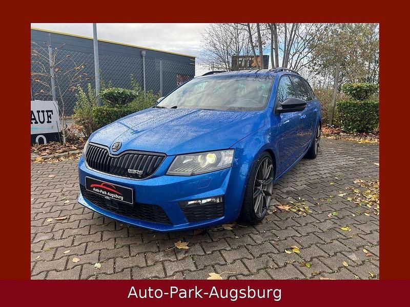 Blau Gebraucht 2014 Skoda Octavia RS Kombi | 10.980 € (Guter Preis) - Bild 1/4