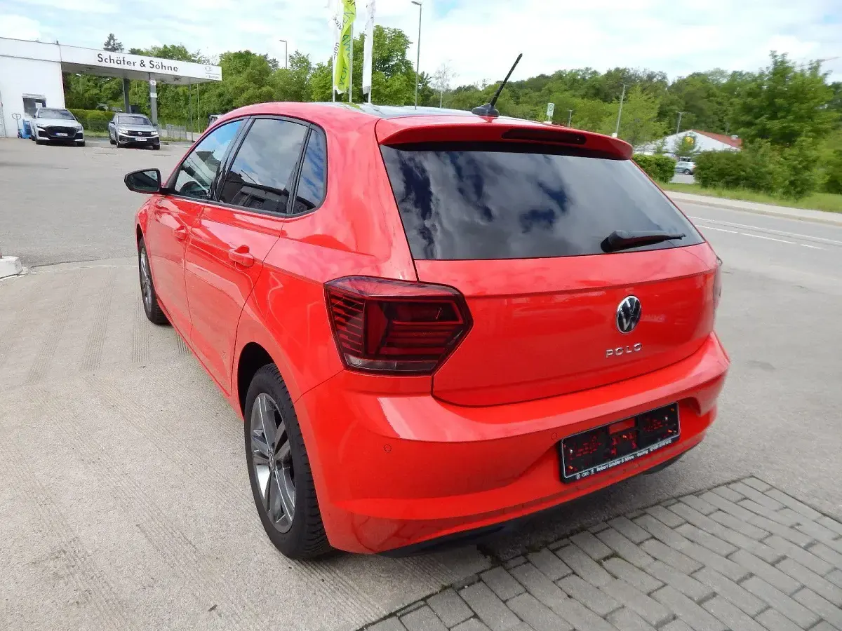 Gebraucht VW Polo Active 110 PS (80 kW) 2021 Rot Kleinwagen