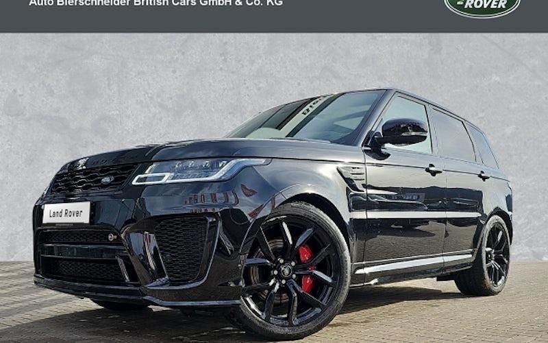 Schwarz Gebraucht 2021 Land Rover Range Rover Sport SVR SUV | 74.950 € (Superpreis) - Bild 1/4