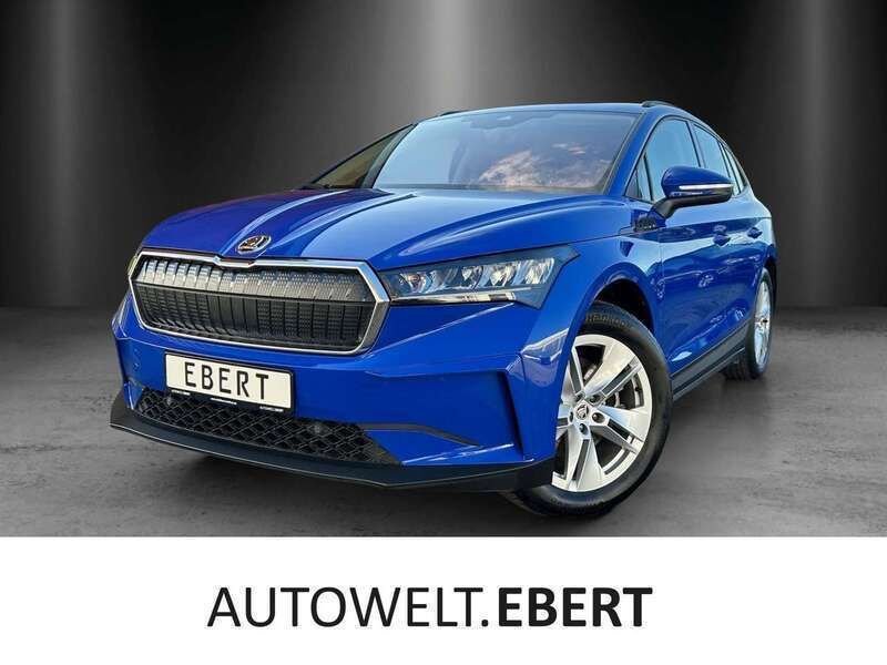 Energyblau Gebraucht 2022 Skoda Enyaq iV Lodge SUV | 25.890 € (Guter Preis) - Bild 1/4