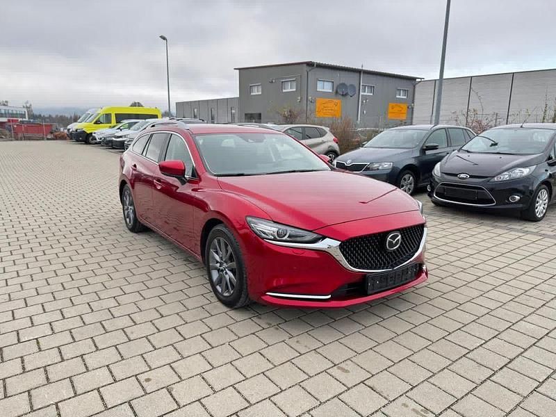 Rot Gebraucht 2020 Mazda 6 Exclusive-Line Kombi | 14.850 € (Guter Preis) - Bild 1/4