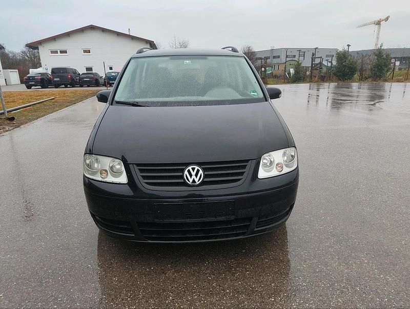 Gebraucht VW Touran 101 PS (74 kW) 2005 Schwarz Van / Kleinbus