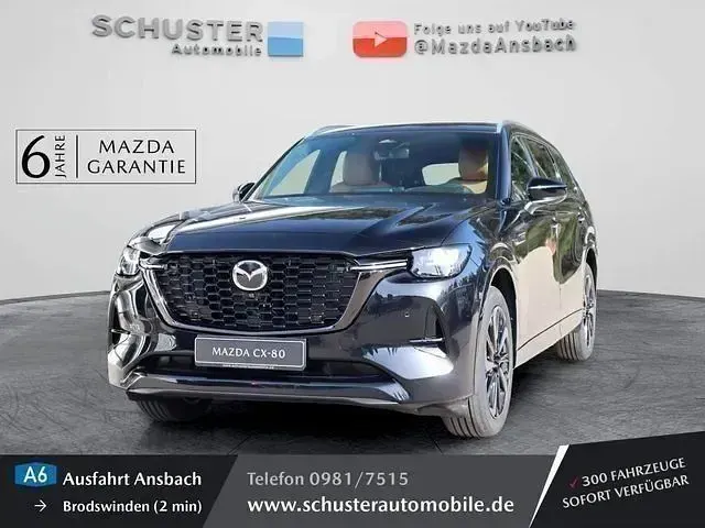 Neu Mazda CX-80 Homura-Line 254 PS (186 kW) 2026 Schwarz SUV