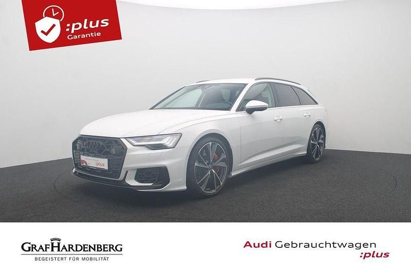 Gletscherweiß metallic Gebraucht 2024 Audi S6 Ambiente Kombi | 69.980 € (Guter Preis) - Bild 1/4