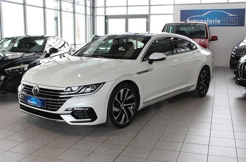 Oryxweiß perlmutteffekt Gebraucht 2020 VW Arteon R-line Limousine | 29.850 € (Superpreis) - Bild 1/4