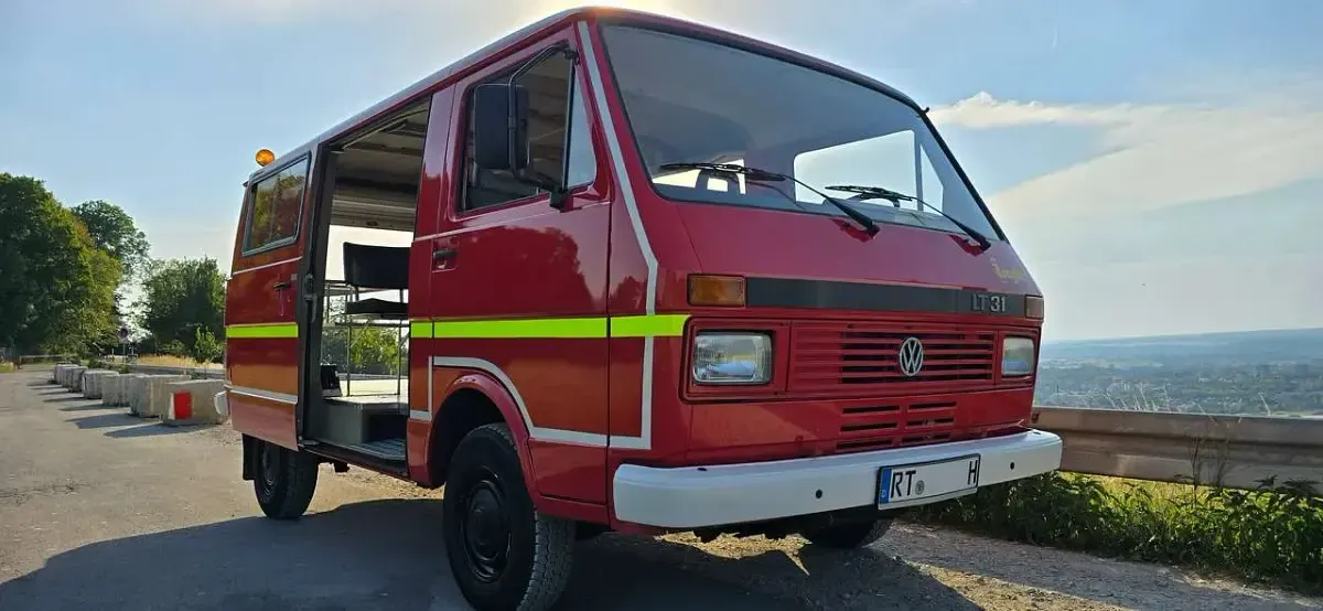 Gebraucht VW LT 90 PS (66 kW) 1987 Rot Van / Kleinbus