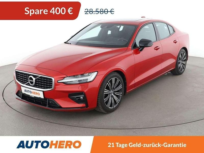 Fusion red Gebraucht 2019 Volvo S60 R-Design Limousine | 28.180 € (Fairer Preis) - Bild 1/3