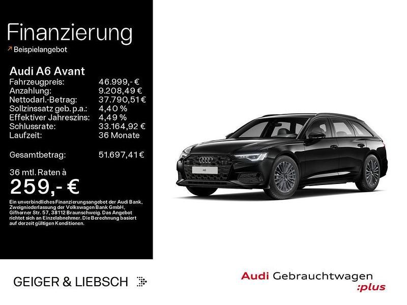 Second-hand Audi A6 Advanced Plus 265 CP (194 kW) 2025 Negru Break