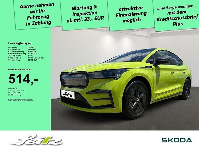 Grün Gebraucht 2023 Skoda Enyaq iV Lounge SUV | 39.640 € (Fairer Preis) - Bild 1/3
