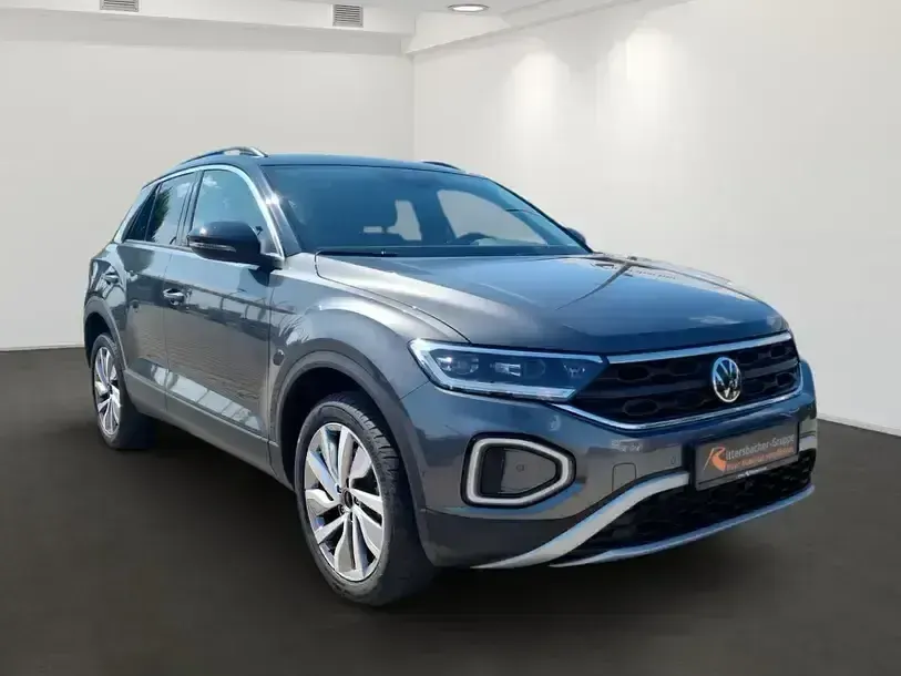 Gebraucht VW T-Roc Goal 150 PS (110 kW) 2025 (indiumgrau metallic / schwarz) SUV
