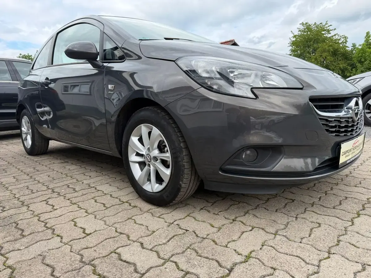 Gebraucht Opel Corsa drive 90 PS (66 kW) 2016 Grau Kleinwagen