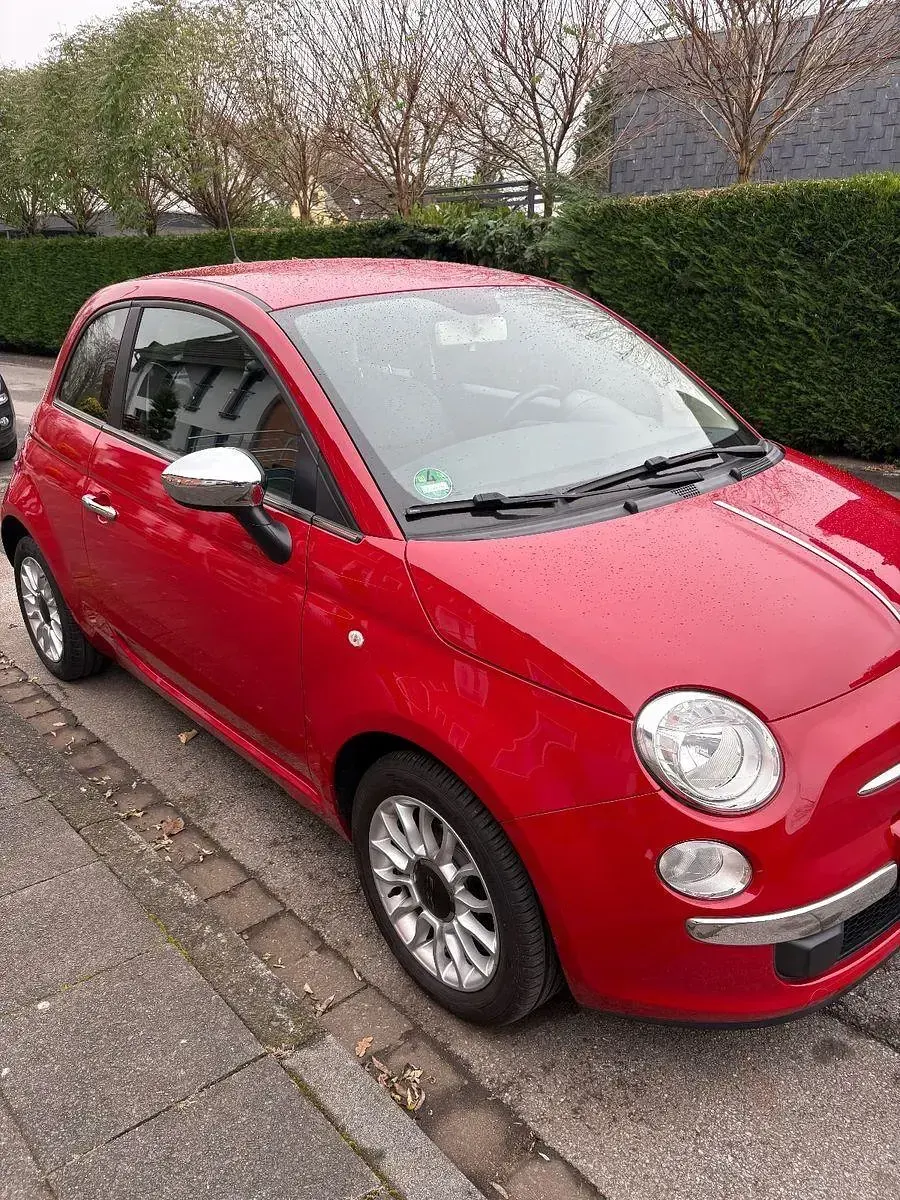 Usata Fiat 500 Lounge 69 CV (50 kW) 2013 Rosso Utilitaria