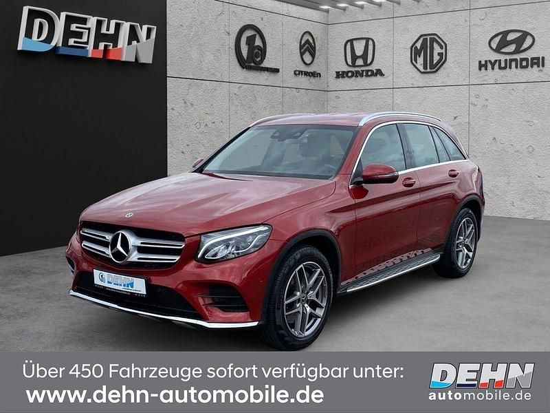 Gebraucht Mercedes GLC250 AMG line 211 PS (155 kW) 2019 Hyazinthrot  metalliclack SUV