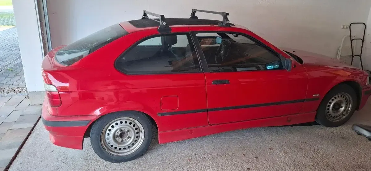 Gebraucht BMW 316 Compact 102 PS (75 kW) 1996 Rot Kleinwagen