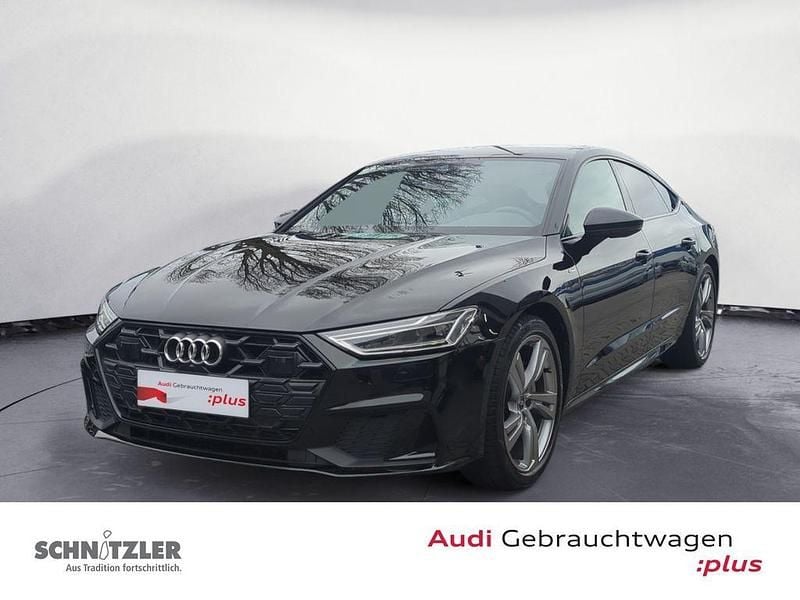 Brillantschwarz Gebraucht 2024 Audi A7 Ambiente Limousine | 49.980 € (Superpreis) - Bild 1/4