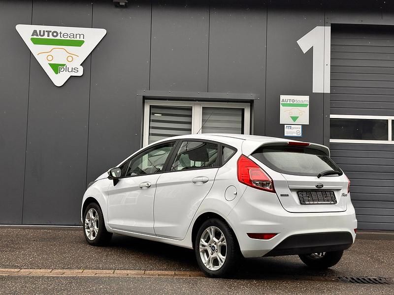 Gebraucht Ford Fiesta Trend 101 PS (74 kW) 2016 Weiß Kleinwagen