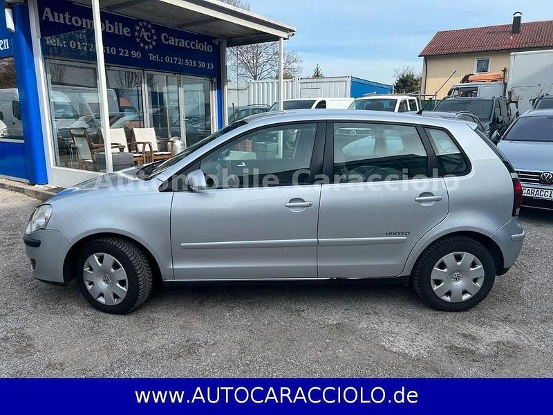 Gebraucht VW Polo United 69 PS (50 kW) 2008 Silber Kleinwagen