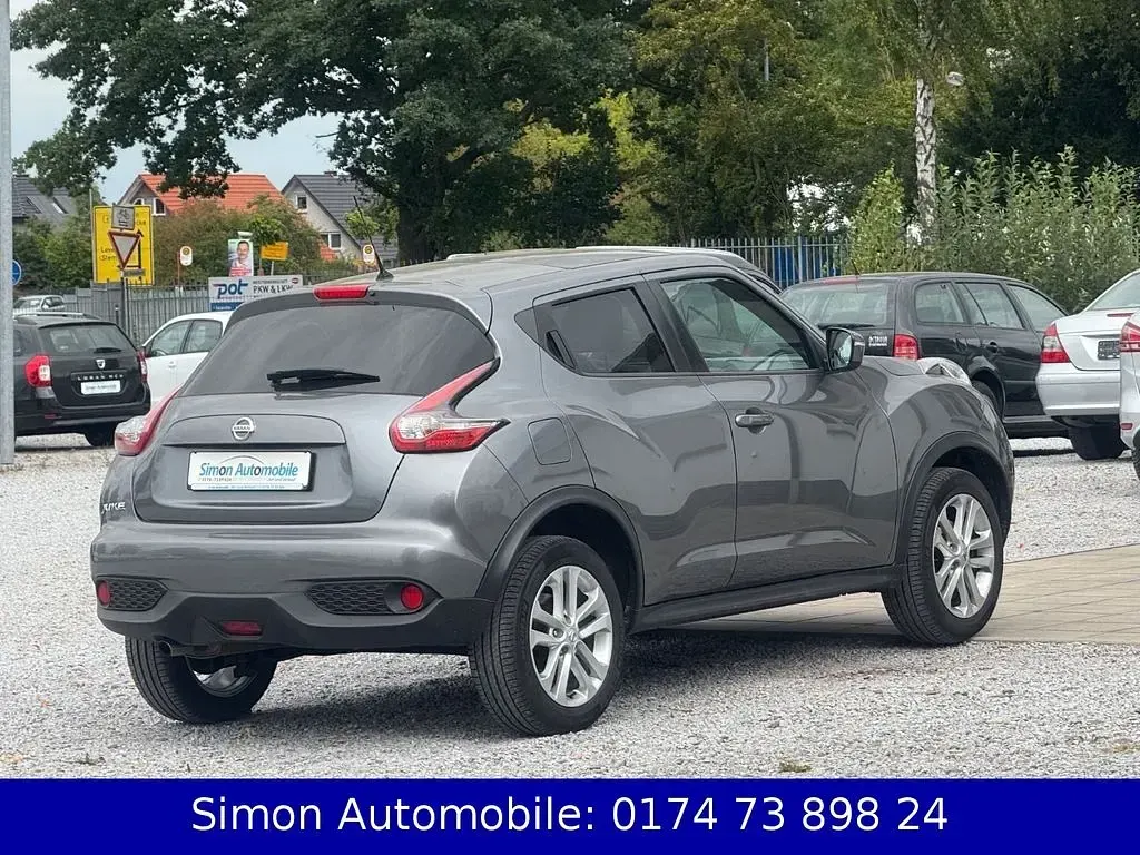 Gebraucht Nissan Juke Acenta 116 PS (85 kW) 2015 Grau SUV