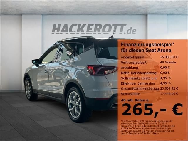 Weiß Gebraucht 2024 Seat Arona FR SUV | 25.980 € (Teuer) - Bild 1/4