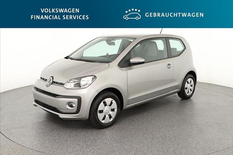 Silber Gebraucht 2021 VW up! move up! Kleinwagen | 10.579 € (Fairer Preis) - Bild 1/4