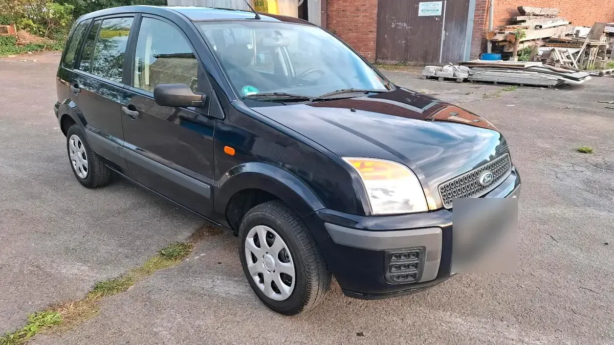 Gebraucht Ford Fusion 80 PS (58 kW) 2007 Blau Kleinwagen