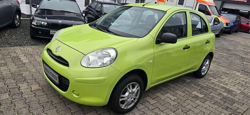 Grün Gebraucht 2012 Nissan Micra Visia Kleinwagen | 3.600 € (Fairer Preis) - Bild 1/4