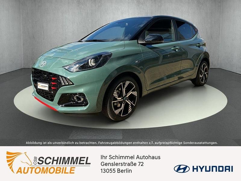 Mangrove green Neu 2025 Hyundai i10 N Line Kleinwagen | 20.725 € (Fairer Preis) - Bild 1/4