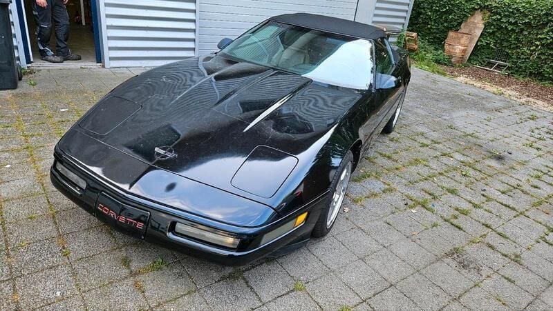 Schwarz Gebraucht 1991 Corvette C4 Cabrio | 8.499 € - Bild 1/4